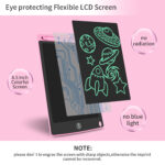 12" Multicolor Lcd Writting Tab for kids, Office Writing Board, Digital Drawing Pad (Copy) - Image 3