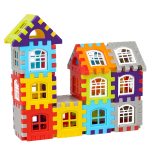 Creative House Building Blocks Set for Kids (বাচ্চাদের সৃজনশীল হাউস বিল্ডিং ব্লক খেলনা সেট) - Image 6