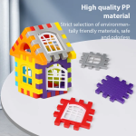 Creative House Building Blocks Set for Kids (বাচ্চাদের সৃজনশীল হাউস বিল্ডিং ব্লক খেলনা সেট) - Image 7